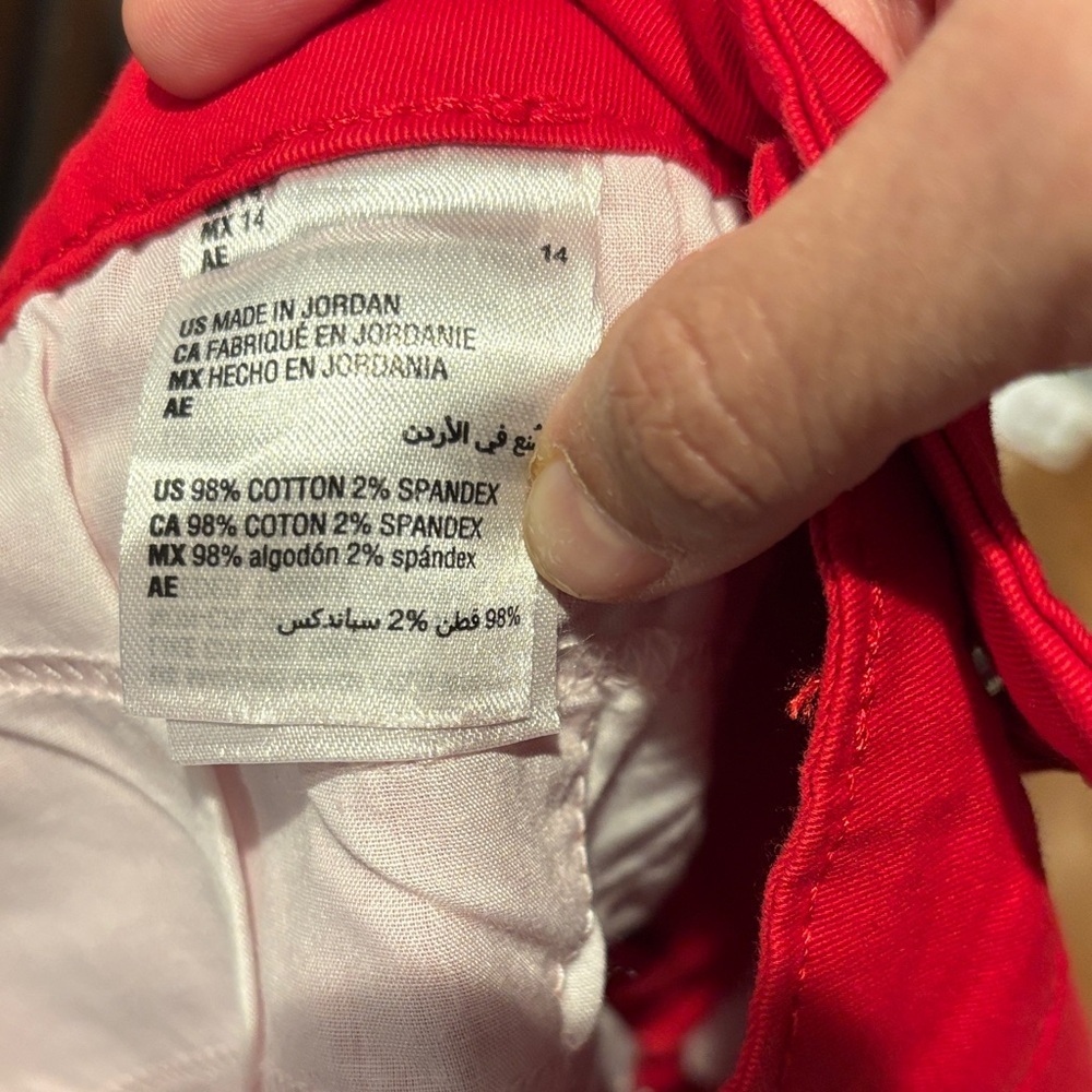 Charter Club Red Ankle Pants - Picture 7 of 7